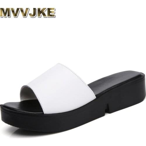 MVVJKE 2020 women thongs platform slides sandals shoes ladies summer slippers Peep toe sandals thongs women thongs