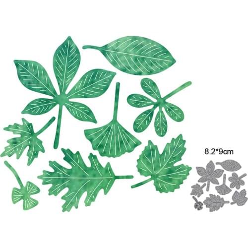 Leaves Set Border Frame New 2021 Metal Cutting Dies for Scrapbooking Paper and Card Making Decorative Embossing Dies Craft dies