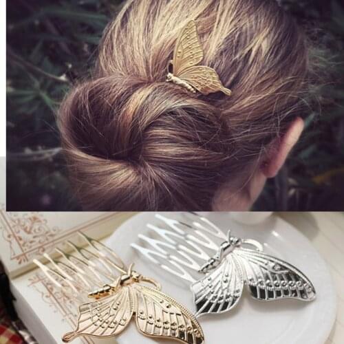 New Style Butterfly Hair Clips For Women Fascinator Barrette Bridal Tiaras Accessories High Quality Hair Accessory Wedding Party