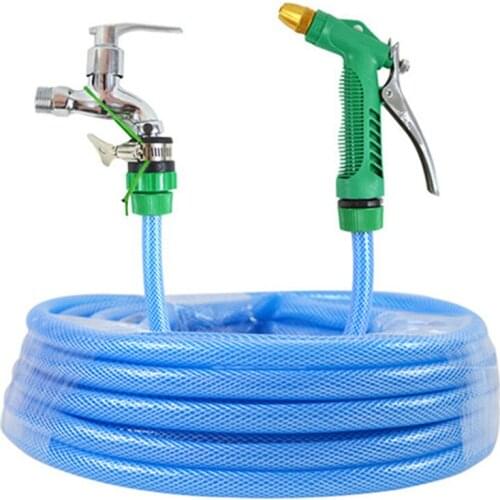 Portable high pressure car wash water jet gun set with hose Car washing tools with pipe Home garden wash kit