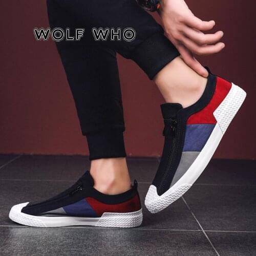 Walking Canvas Board Shoes Men Comfortable Sneakers Without Laces Man Light Breathable Mens Sneakers Summer Fashion 2021 BA37