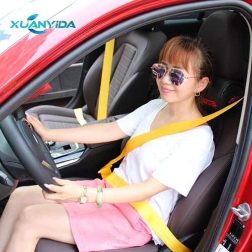 Yellow seatbelt webbing 3.6Mx4.8CM car safety belt webbing car modified webbing FabricHarness safety belt car accessories stock