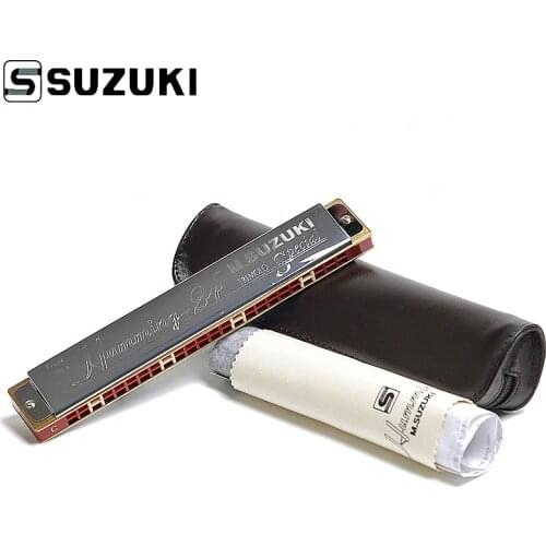Suzuki SU-24 Traditional 24 Hole Dual Note Tremolo Harmonica Humming 24 hole Harmonica