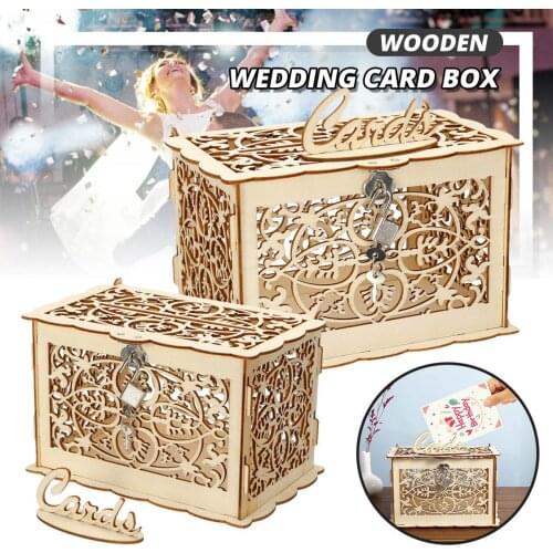 Wedding Card Box Rustic Wedding Decorations and Country Wedding Decorations Card Box for Wedding Reception Bridal Shower