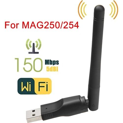 RT5370 usb wifi adapter 150M For 254 256 322 250 IPTV box Wireless Network antenna Dongle For mag254 OPENBOX HTV 5 Tv Box