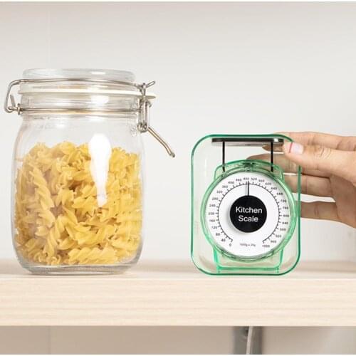 Restaurant Cooking With Easy Reading Spring Scale Tool Mechanical Weighing Scale Vegetables Portable Home Kitchen Dial O2R5 T6Y5