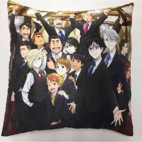 Yuri!!! On Ice Victor Yuri two side Pillowcases Hugging Pillow Cushion Case Cover Cosplay Gift 261