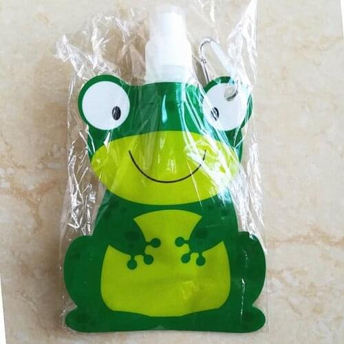 10pcs 480ML Animal Designs Children Boys girls Creative Cartoon Travel bottle Portable Foldable Folding Water Bottles Kids 1PCS