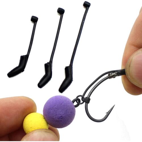 10PCS Carp Bait Accessories Fishing Hook D Rig Aligner Fishing Tackle Anti Tangle Sleeves Pop Up Boilies Aligner Tool