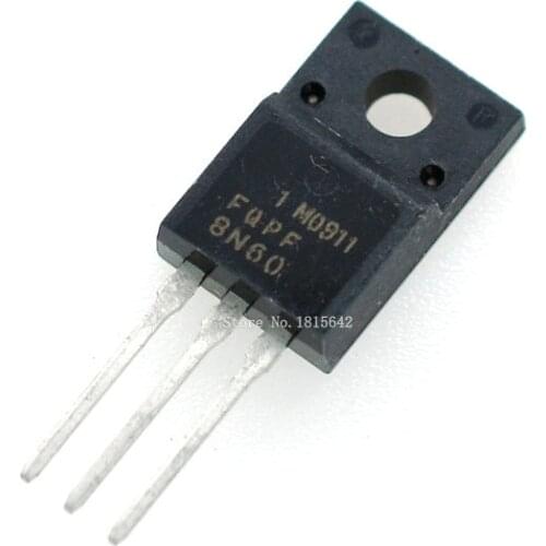 10PCS/Lot FQPF8N60 FQPF8N60C Triode Transistor fqpf8n60 New Original TO-220 Wholesale Electronic
