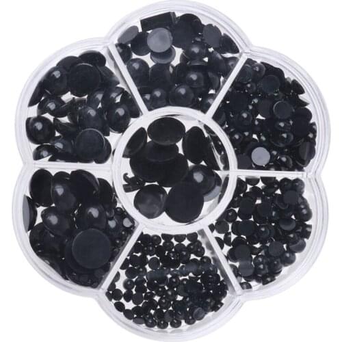 510 PCS 3-12mm Black Eyes Safety Eyes Doll Toys Bear Dolls Eyes Doll Accessories Sep6-A