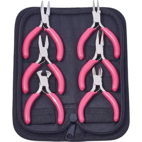 6 mini jewelry pliers with tool kit diy handmade jewelry jewelry making hardware tool set