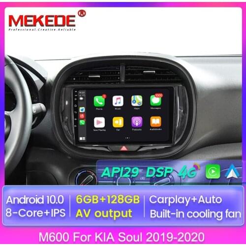 6+128GB 8 Core Android10.0 For Kia Soul SK3 2019 2020 Car Radio Multimedia Video Player Navigation GPS No 2din 2 din dvd Carplay