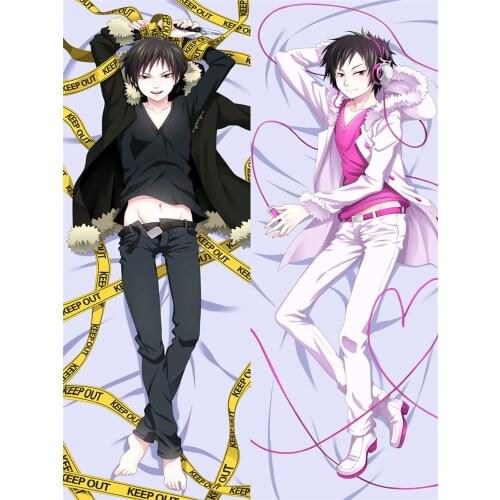 Coscase Anime DuRaRaRa!! Orihara Izaya Heiwajima Shizuo Ryugamine Mikado Hugging Pillow Dakimakura Body Decorative Pillowcases