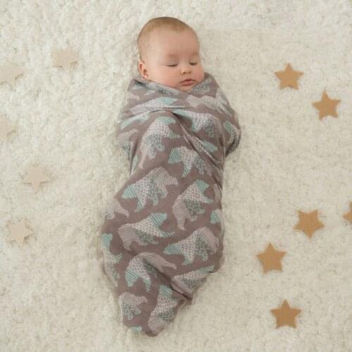 Muslin Baby Blanket For Summer Baby Swaddle 70% Bamboo Super Soft Baby Warp For Newborn Lovely Blanket Bath Towel Bed Sheet