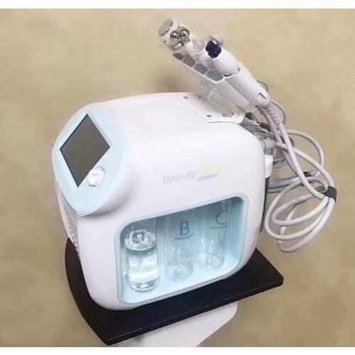 Hydra Dermabrasion Water Spray Facial Hydro Peel RF Ultrasonic Bio Photon Dermabrasion Skin Lifting 6 In 1 Machine