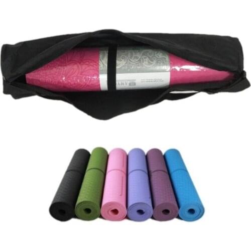 70*16cm Canvas Yoga Mat Bag Practical Yoga Pilates Mat Portable Bag Sport Exercise Gym Fitness Backpack for 5-8mm yoga mats