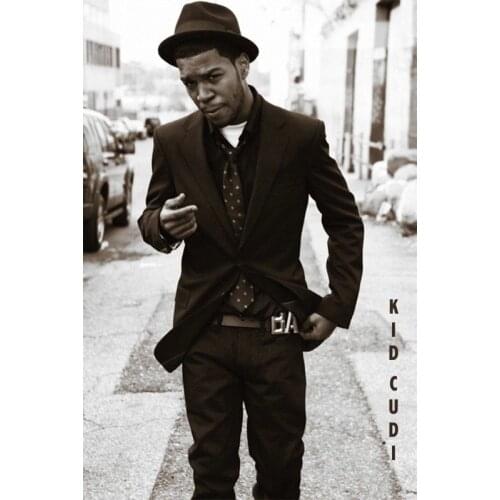 Kid Cudi Music Silk Cloth Poster Art Bedroom Decoration