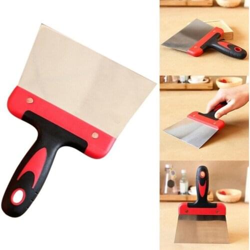 Kitchen Coating Spatula for Chocolate Scraper Steel Dough Scraper Chocolate Baking Pastry Tools