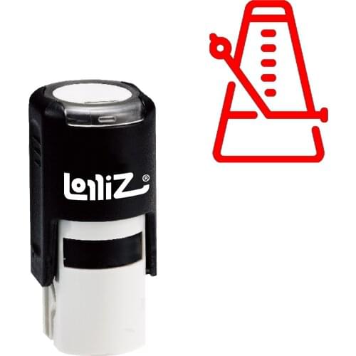 LolliZ Metronome Self-Inking Rubber Stamp - Modern Symbol Series