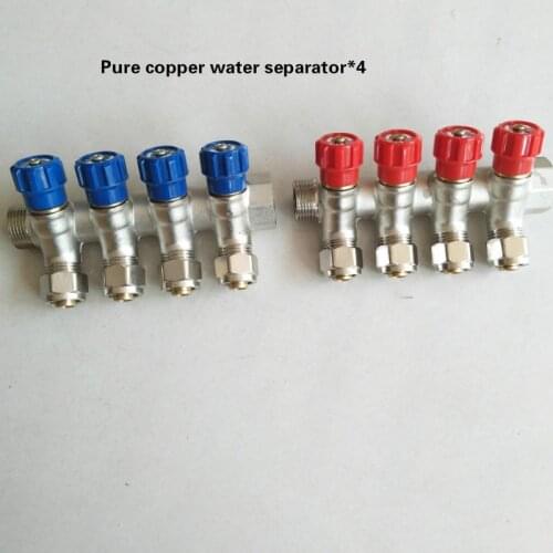 Copper water separator, floor heating water separator, geothermal water separator, engineering special water separator