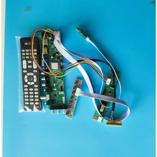 Kit For LP171WU1-TLB1/LP171WU1-TLB2 Panel Controller board TV VGA USB remote 1920X1200 Digital HDMI DVB-C DVB-T 1 CCFL LCD 30pin