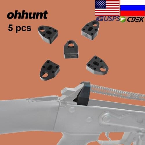 Ohhunt Hunting Recoil Buffer 5PCS 7.62 x 39 Buffer Pad Shock Absorbing Polymer Reduction fits Tactical AK74 Saiga Galil Valmet