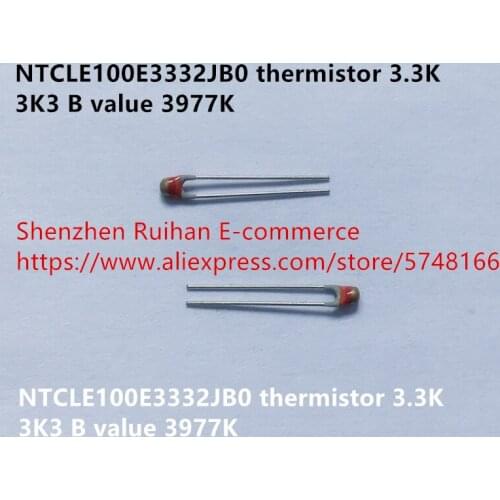 Original new 100% NTCLE100E3332JB0 thermistor 3.3K 3K3 B value 3977K (Inductor)