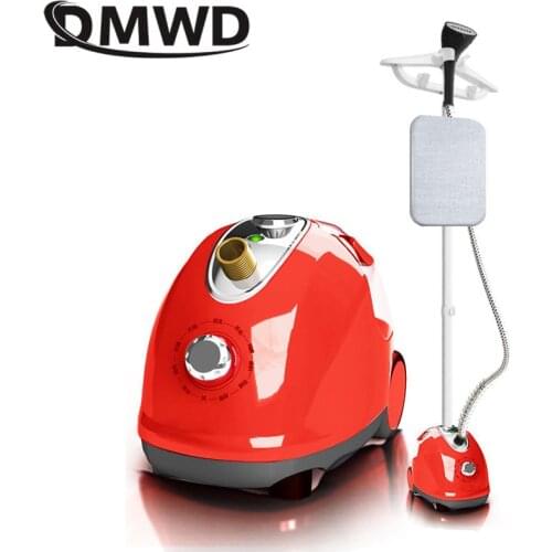 DMWD Garment Steamers Continuous Steam generator Iron for Clothes Hanging Vertical Electric Ironing Machine Handheld brush 2000W