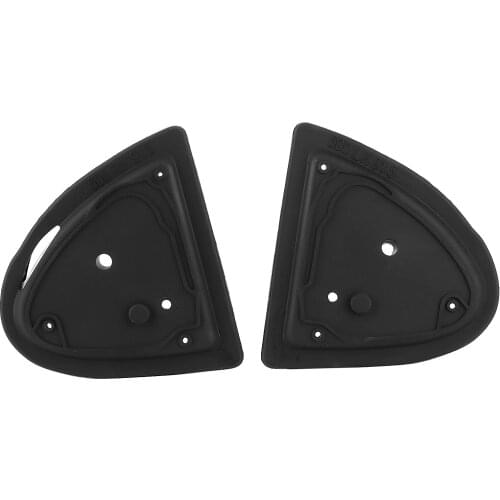 Pair of Door Mirror Base Seals Left Right 2208110198 Wing Mirror Gasket Fit for Mercedes-Benz W220 S320 S350 S430 99-06