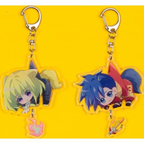 PROMARE Acrylic Keychain Badge Cartoon Cosplay Key Chain Pendant Props Accessories