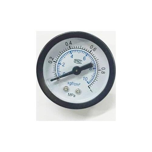 Y-40 axial pressure gauge with no side pressure gauge Pneumatic Gauge 0-10KG thread 1/8"BSPT