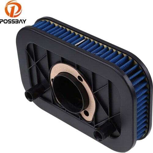 POSSBAY Motorcycle Air Filter Cleaner Moto Air Intake Dirt Scooter Filter for Harley Sportster 883 1200 2010 2011 2012 2013 2014
