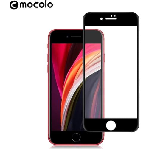 For iPhone 8 7 6 6s SE 2020 Screen Protector Mocolo Full Glued 9H 3D Tempered Glass for iPhone X Xs Xs Max XR Screen Protector