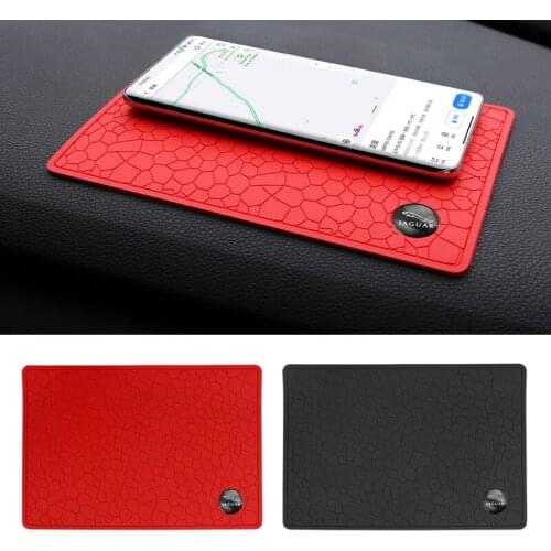 1Pcs Silicone Car Styling Non-Slip Mat Pads For Jaguar XEL XFL F-TYPE F-PACE E-PACE I-PACE XE XF XJL XK XJ XJ6 XJS XKR XFR Type