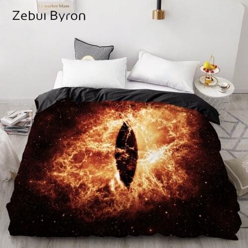 3D HD Print Custom Duvet Cover,Comforter/Quilt/Blanket case 220x240/200x200/Queen/King,Bedding Evil Eye in Space,drop ship