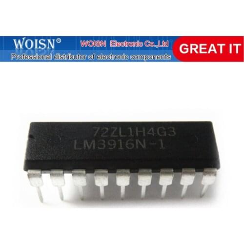 5PCS LM3916N-1 LM3916N DIP18 LM3916 DIP New original In Stock