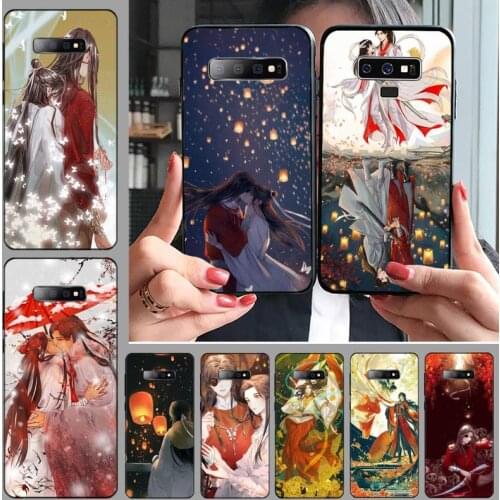 Chinese style Tian Guan Ci Fu Phone Case For Samsung Galaxy S5 S6 S7 S8 S9 S10 S10e S20 edge plus lite