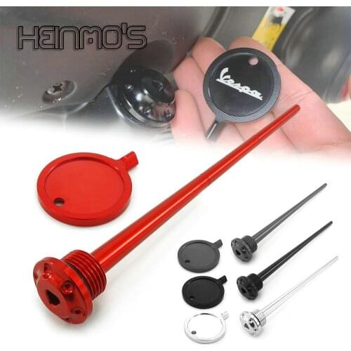For Vespa Sprint Primavera LX LXV S 150 2013-2017 2018 2019 2020 Sprint150 Motorcycle Dipstick Oil Drain Fuel Tank Level Stick