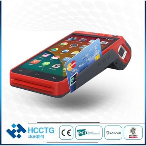 5.5" Display Z100 Wifi 4G Bluetooth GPS GPRS Handheld Mini Android 7.0 POS Terminal with 58mmThermal Receipt Printer For Retail