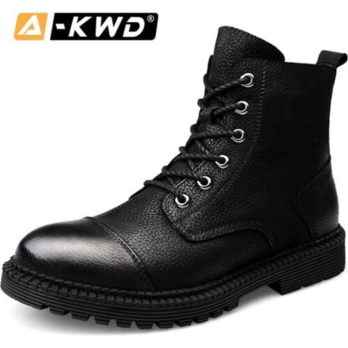 Fashion Men Shoes Winter Men Shoes Warm Mens Boots Waterproof Boots Men Botas Hombre Militar High Quality Men Sneakers High Top