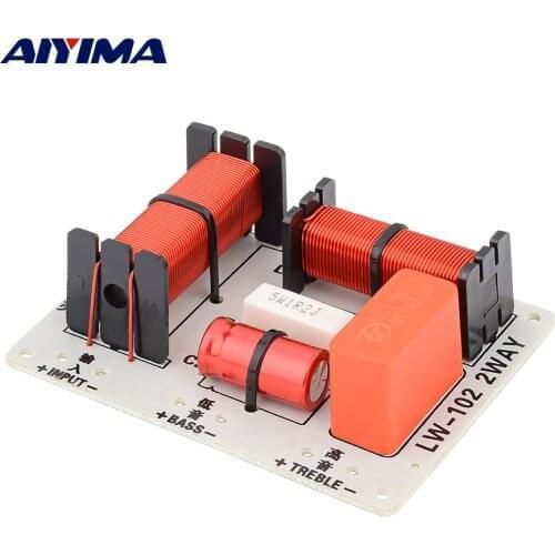 AIYIMA 150W Professional Hifi Treble Bass Audio Speaker Frequency Divider Filter Crossover 2 Way Home Theater Two Way Crossover