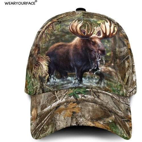 Animals Cute Cows Wildlife 3D All Over Printed Snapback Hat Men Women Adult Hip Hop Headwear Outdoor Sun Visor Baseball Cap