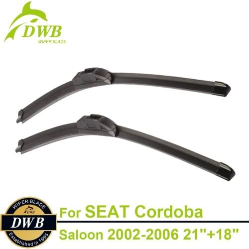 Wiper Blades for SEAT Cordoba Saloon 2002-2006 21"+18", 2pcs Free Shipping, Expert Fit Windshield Wipers
