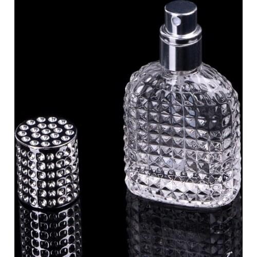 30/50ml Pineapple Design Glass Perfume Bottle Spray Empty Atomizer Refillable Dispenser Refillable Bottles New
