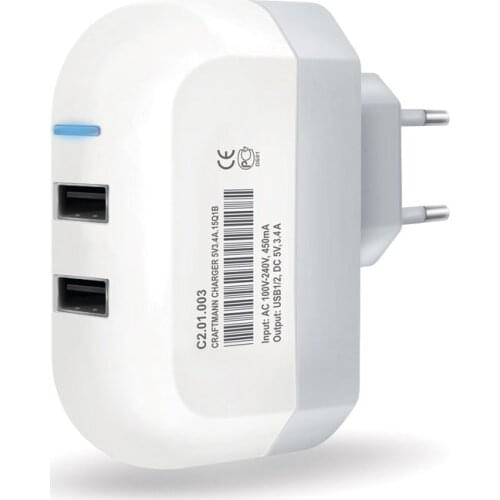 Craftmann USB Charger 3.4A (5V, 17W)