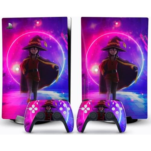 Funny PS5 Standard Disc Edition Skin Sticker Decal Cover for PlayStation 5 Console & Controller PS5 Skin Sticker Vinyl