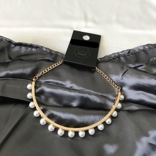 Fashion New Style Short Pearl Mainstream Goddess Temperament Aesthetic Elegant Creative Collarbone Necklace Female