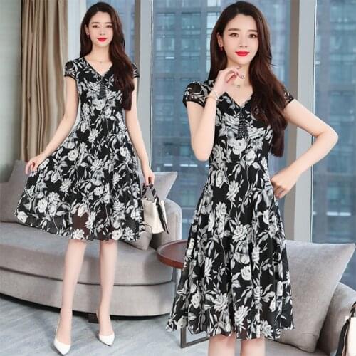 3XL Plus Size Summer Vintage Floral Boho Beach Sundress 2021 Korean Elegant Women Party Sexy Midi Dresses Bodycon Casual Vestido