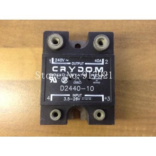 [ZOB] The original Crydom D2440-10 40A solid state relay imports up to 240V3.5-26V --2pcs/lot